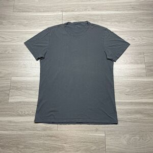 Marine Layer Shirt Mens Large Gray Supima Cotton Basic Short Sleeve